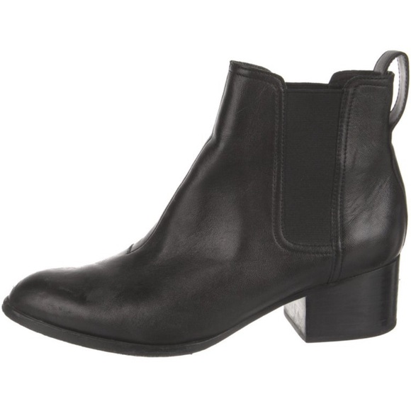 Rag & Bone Black Leather Chelsea Boots - Picture 1 of 5